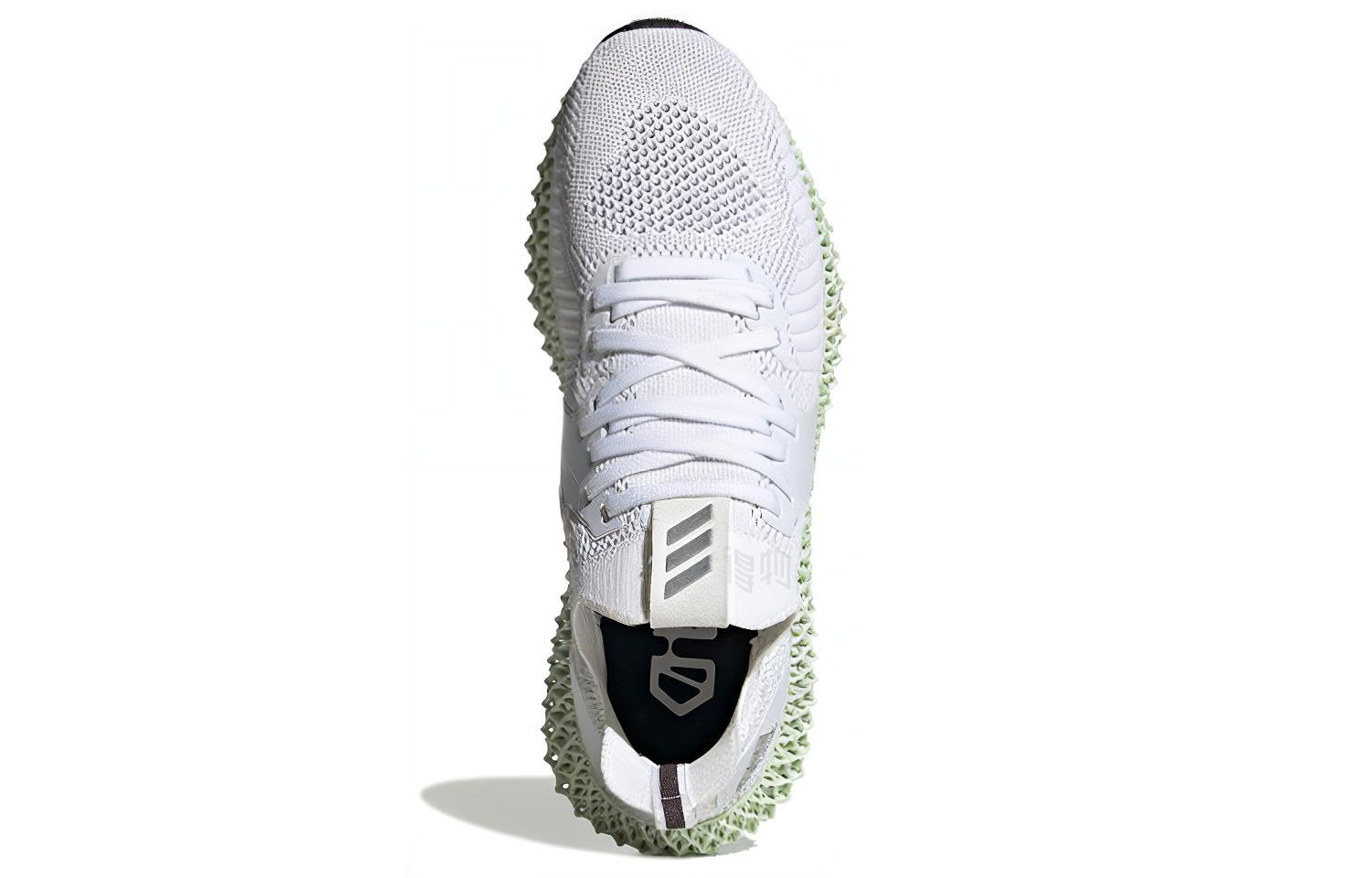 Кроссовки adidas Alphaedge 4D (бело-серебристые) — Белый / серебристый — фото 4