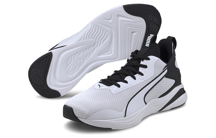 Кроссовки PUMA One8 Virat Kohli (бело-черные) — фото 3