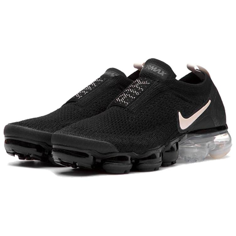 Женские кроссовки Nike VaporMax Moc 2 (черно-бело-розовый) — Чёрный / белый / розовый — фото 3
