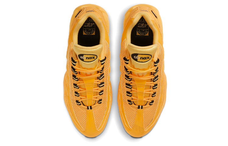 Мужские кроссовки Nike Air Max 95 NYC Taxi лафон (желтые) — Жёлтый — фото 4