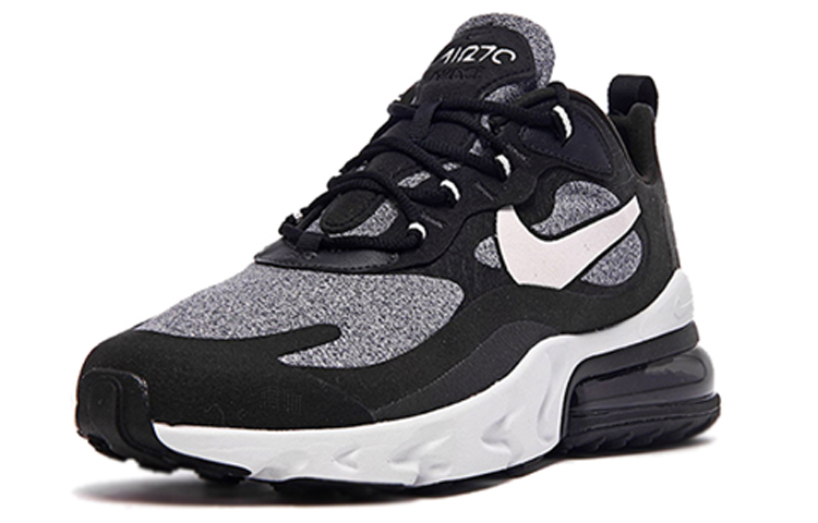 Мужские кроссовки Nike Air Max 270 (черно-серые) — Чёрный / серый — фото 2