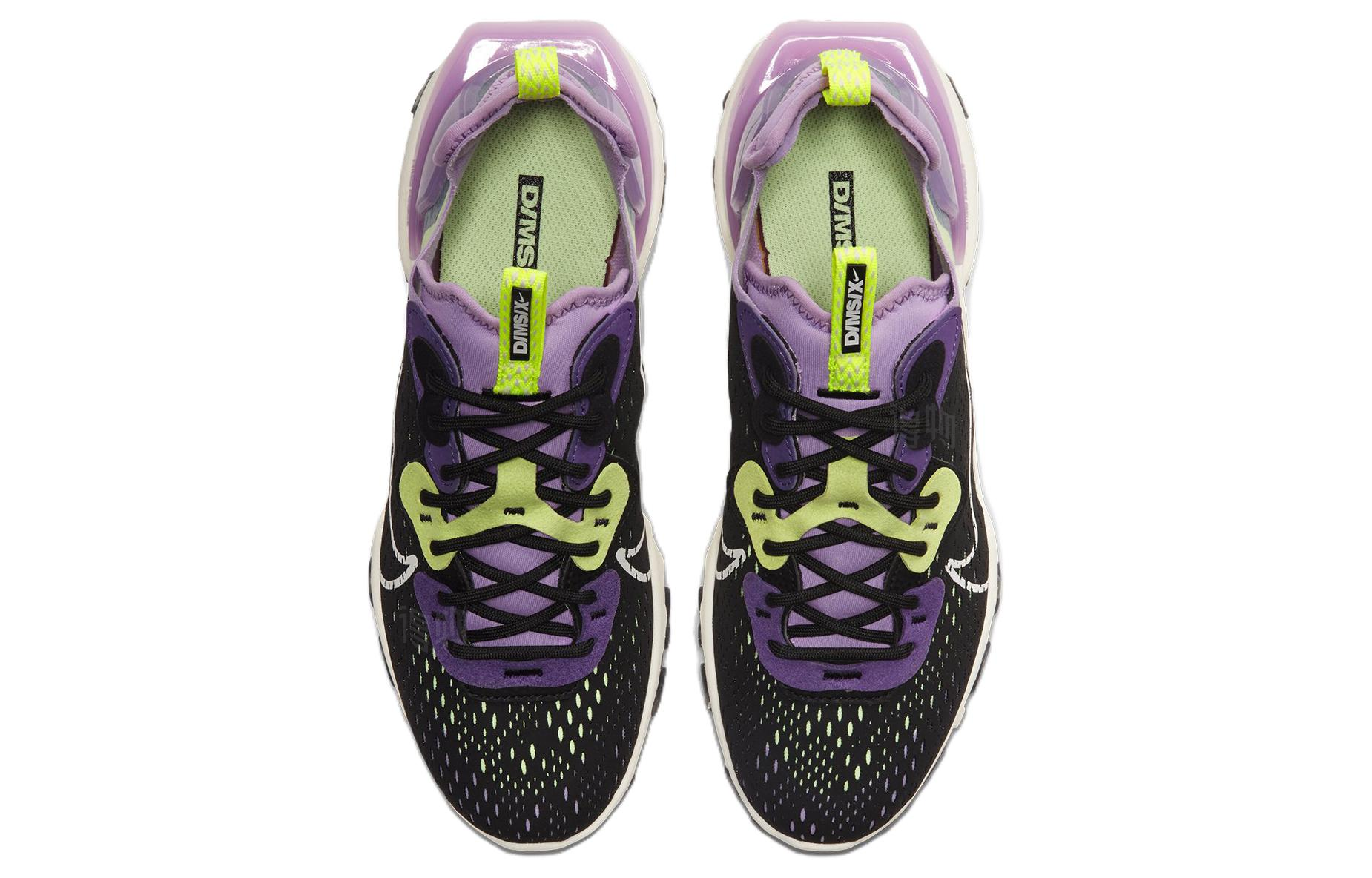 Мужские кроссовки Nike React Vision (черно-фиолетовые) — Чёрныйфиолетовый — фото 3