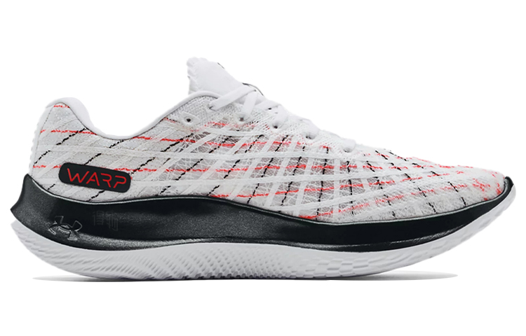 Мужские кроссовки Under Armour Under Armour Flow Velociti Wind (бело-черно-красная) — фото 2