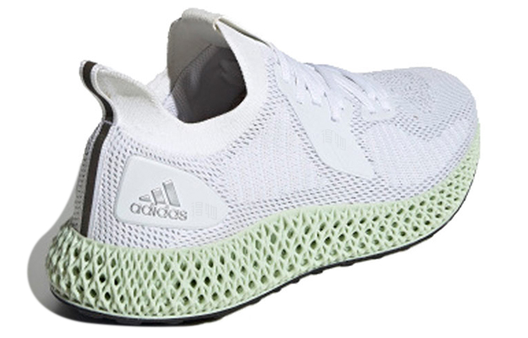 Кроссовки adidas Alphaedge 4D (бело-серебристые) — Белый / серебристый — фото 3