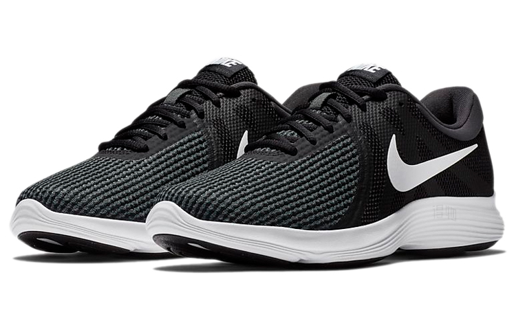 Женские кроссовки Nike REVOLUTION 4 EU (черно-белые) — фото 3