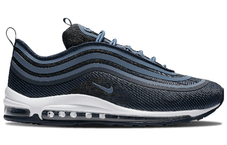 Мужские кроссовки Nike Air Max 97 Ultra '17 (черносиний) — Чёрныйсиний — фото 2