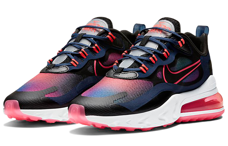 Женские кроссовки Nike Air Max 270 (сине-розовые) — фото 3