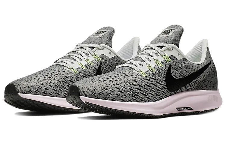 Женские кроссовки Nike Pegasus 35 (серые) — Серыйсеребристыйфиолетовый — фото 3