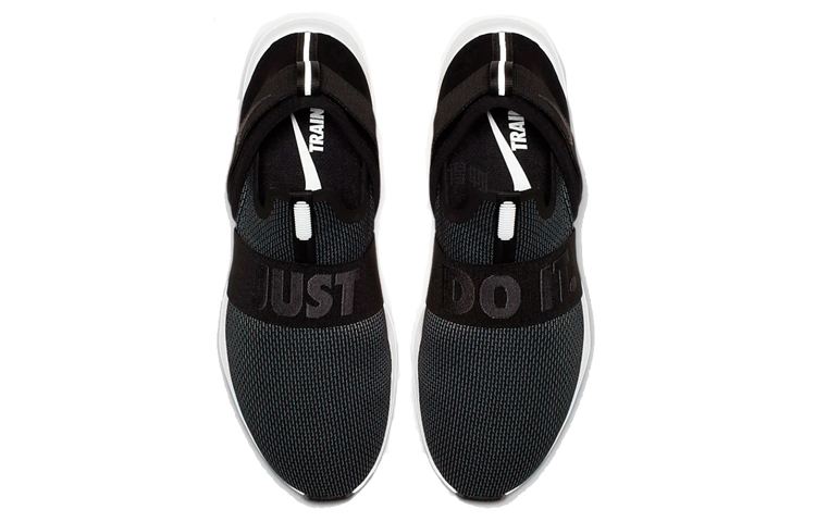 Женские кроссовки Nike Flex Motion TR (черные) — Чёрный / белый — фото 3