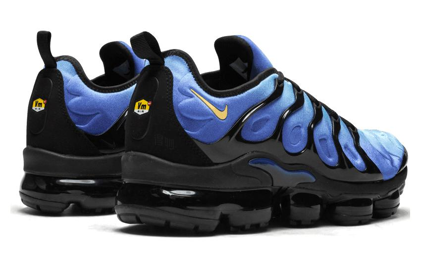 Мужские кроссовки Nike Air VaporMax Plus (синие) — Синий / чёрный — фото 4