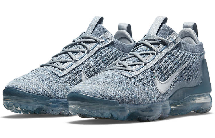 Мужские кроссовки Nike VaporMax 2021 FK FlyKnit (серые) — Серый — фото 3