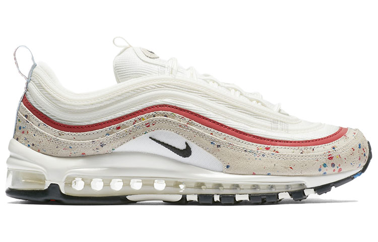 Кроссовки Nike Air Max 97 Premium Paint Splatter (бежевый) — фото 2