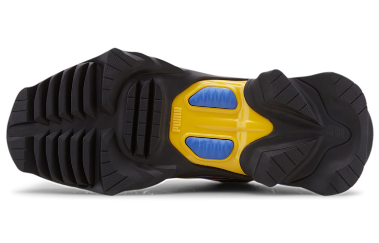 Кроссовки PUMA Offroad Mesh (черно-сине-красные) — Чёрныйсинийкрасный — фото 5