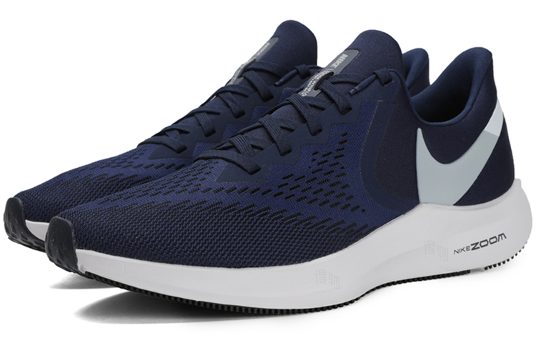 Мужские кроссовки Nike Zoom Winflo 6 (темно-синий) — фото 3