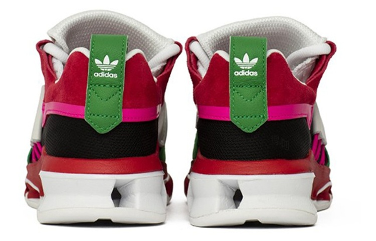 Мужские кроссовки adidas originals Twinstrike ADV (красно-зелено-черно-белые) — Красный / зелёный / чёрный / белый — фото 5