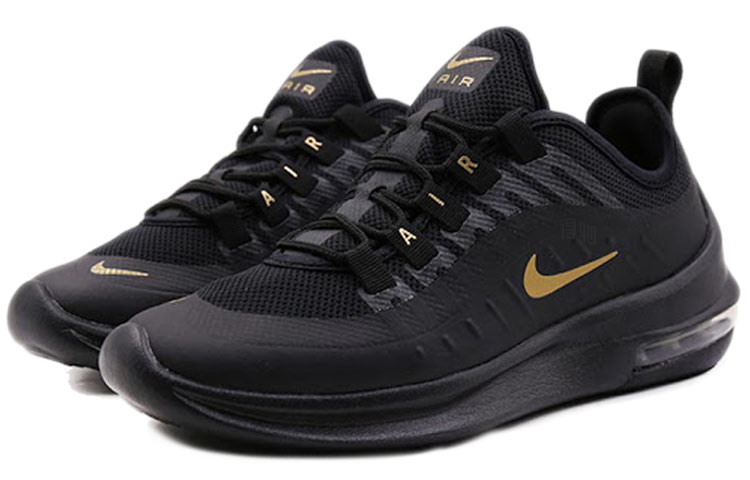 Женские кроссовки Nike Air Max Axis Black Metallic Gold (черно-золотые) — Чёрныйзолотой — фото 2