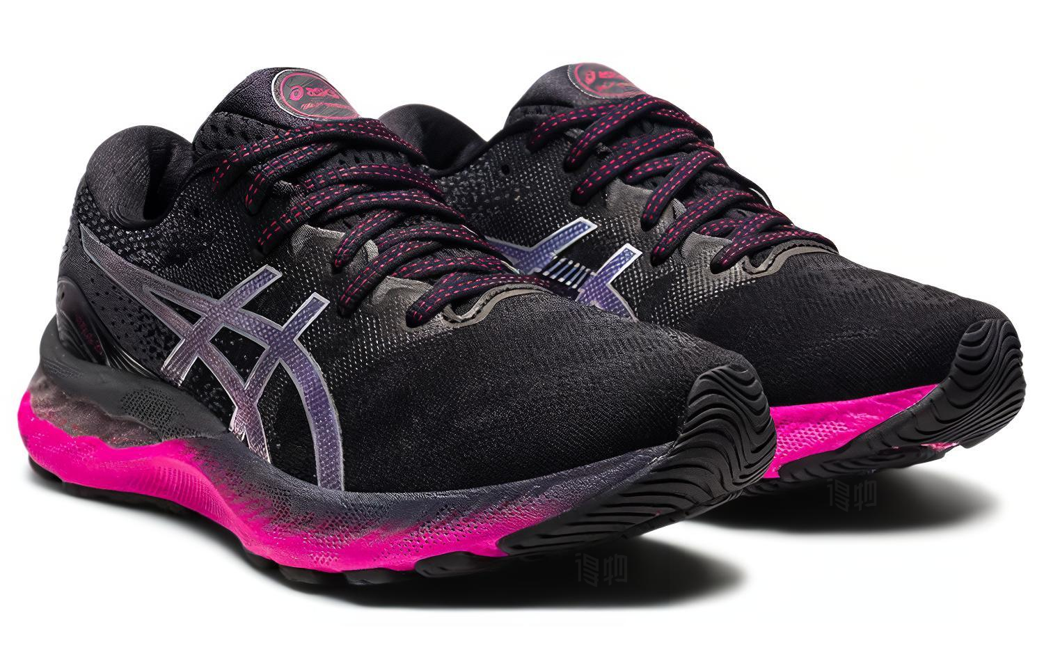 Кроссовки ASICS GEL-Nimbus 23 (серо-черно-синие) — фото 3