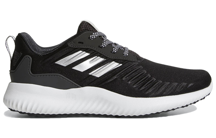 Женские кроссовки adidas Alphabounce Rc (черно-белые) — Чёрный / белый — фото 2