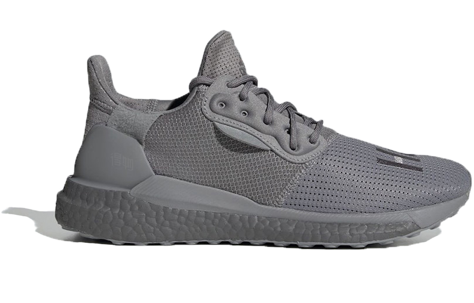 Мужские кроссовки adidas originals Pharrell x adidas Solar Hu Glide (серые) — Серый — фото 2