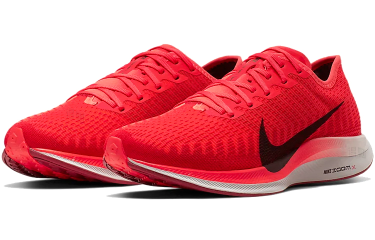Мужские кроссовки Nike Pegasus turbo 2 (красно-белые) — Красный / белый — фото 3