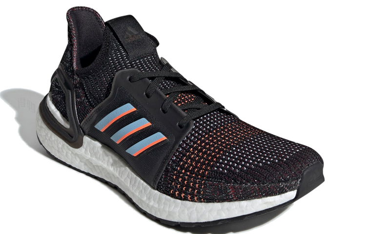 Кроссовки adidas ULT Color Core Black (черно-сине-оранжевые) — фото 3