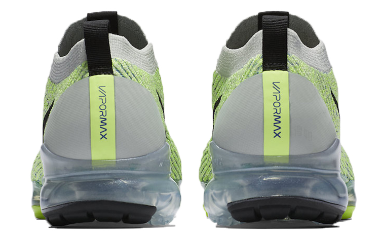 Мужские кроссовки Nike Vapormax 3.0 Barely Volt (серо-зеленые) — Серый / зелёный — фото 4