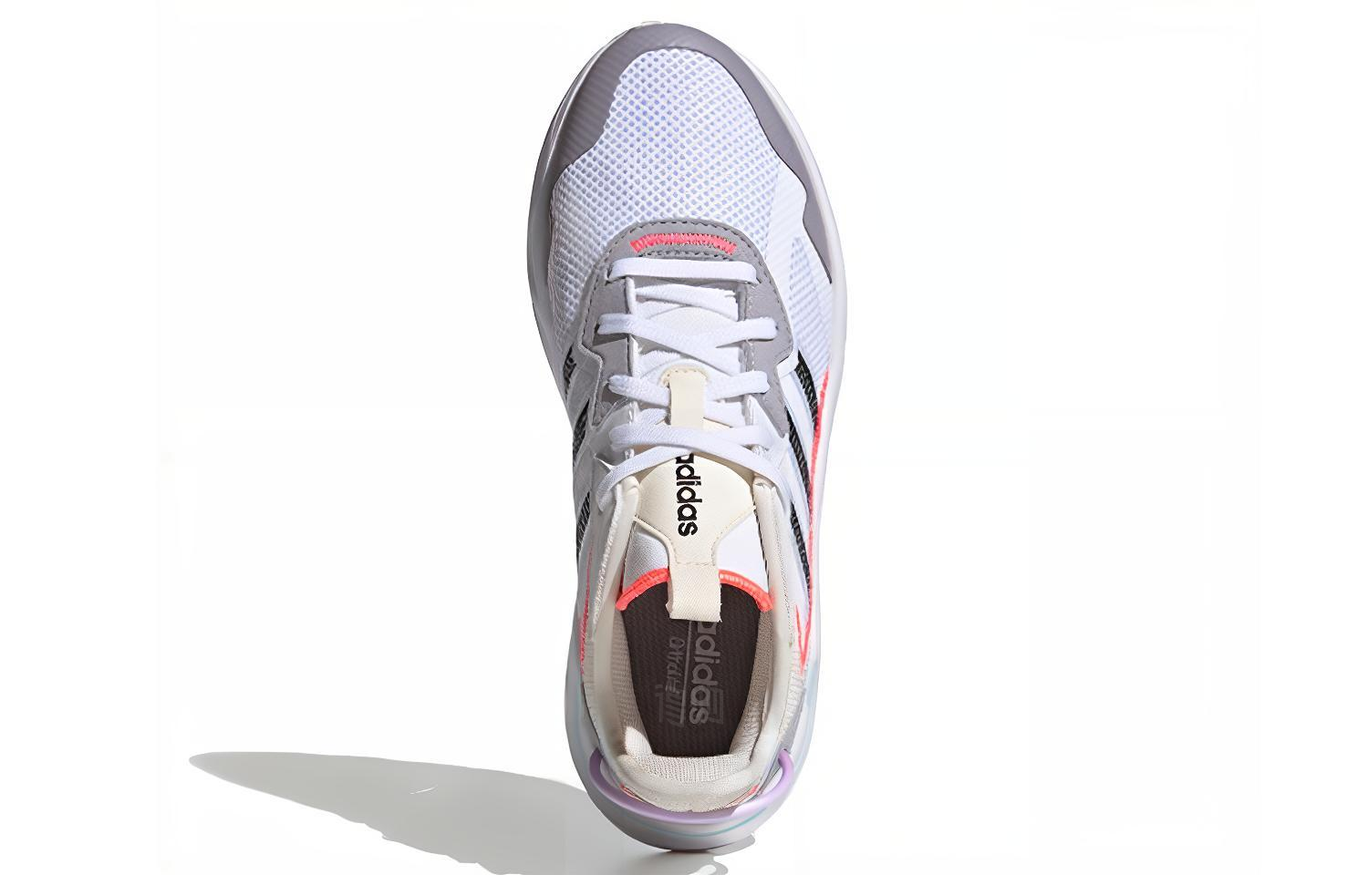 Женские кроссовки adidas neo Futureflow (серо-белые) — фото 5