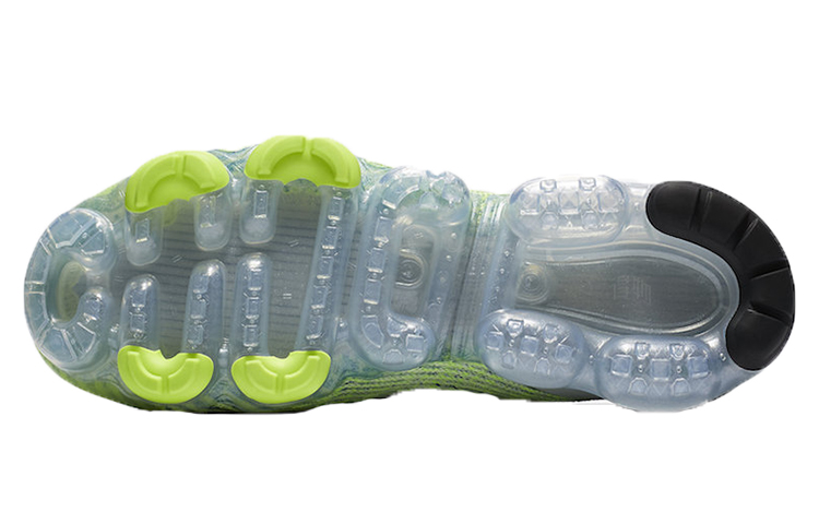 Мужские кроссовки Nike Vapormax 3.0 Barely Volt (серо-зеленые) — Серый / зелёный — фото 5