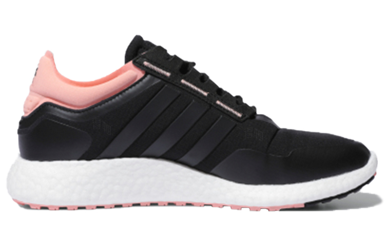 Женские кроссовки adidas Rocket Boost (черно-розовые) — фото 2