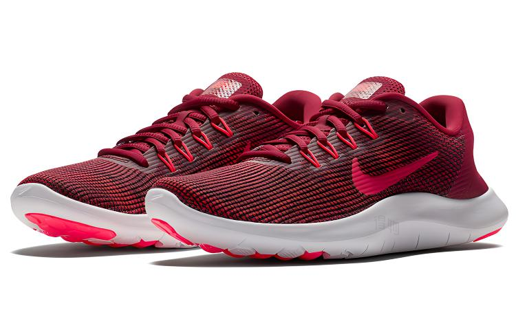 Женские кроссовки Nike Flex 2018 RN (красно-белые) — фото 4