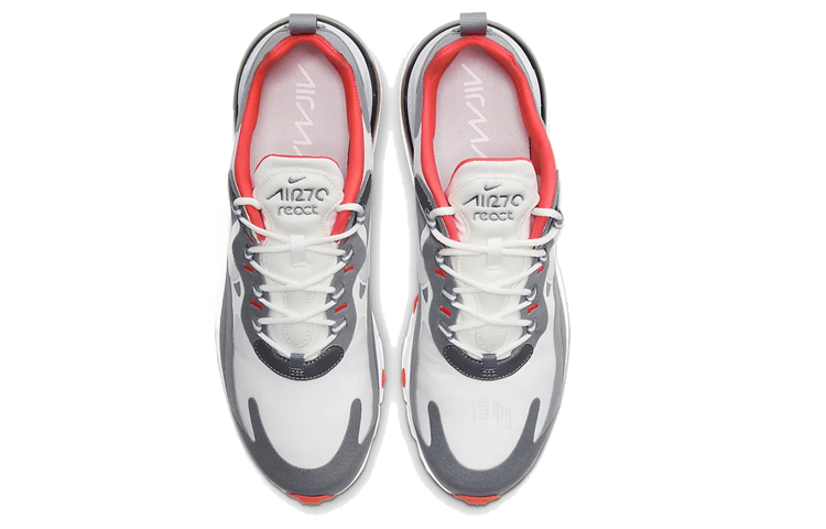 Мужские кроссовки Nike Air Max 270 React (серый) — фото 4