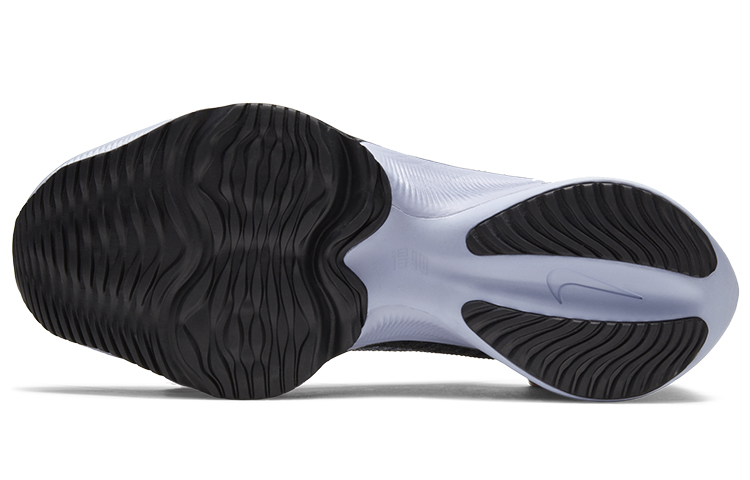 Женские кроссовки Nike Air Zoom Tempo Next% (черно-фиолетовые) — фото 4