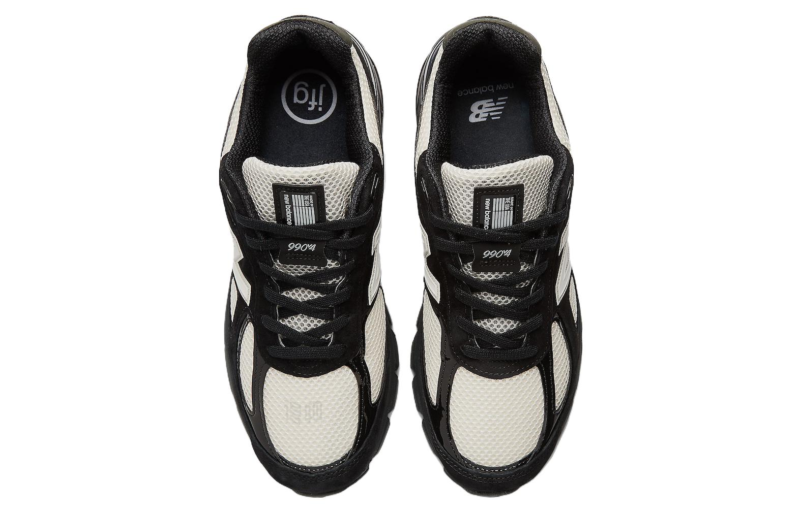 Кроссовки Joe Freshgoods x New Balance NB 990 V4 (черно-белые) — фото 4