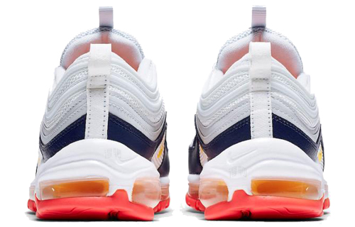 Женские кроссовки Nike Air Max 97 (бело-синие) — 橘色 — фото 4