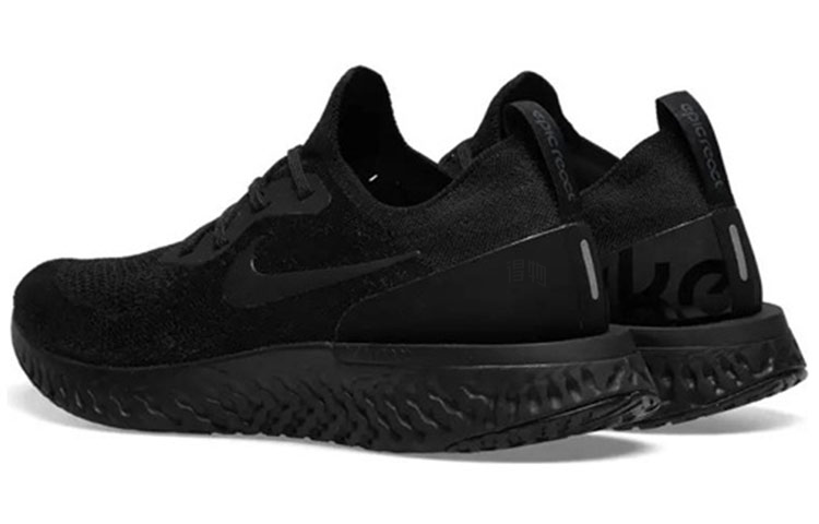 Мужские кроссовки Nike Epic React Flyknit 1 OG (черные) — Чёрный — фото 3