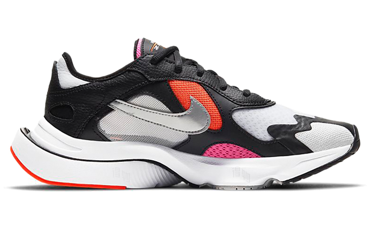 Женские кроссовки Nike Air Zoom Division (черно-розово-серебристые) — Чёрный / розовый / серебристый — фото 2