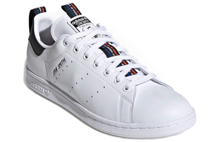 Кеды adidas originals STAN SMITH (бело-черные) — фото 2