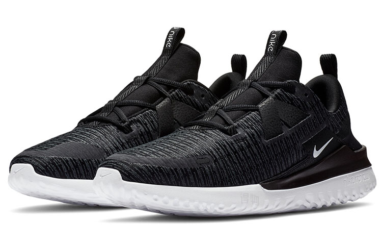 Мужские кроссовки Nike Renew Arena (черно-белые) — Чёрныйбелый — фото 2