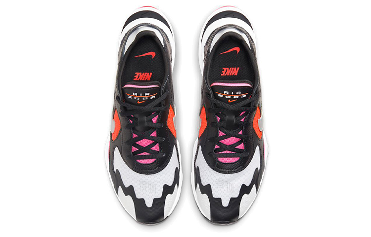 Женские кроссовки Nike Air Zoom Division (черно-розово-серебристые) — Чёрный / розовый / серебристый — фото 4