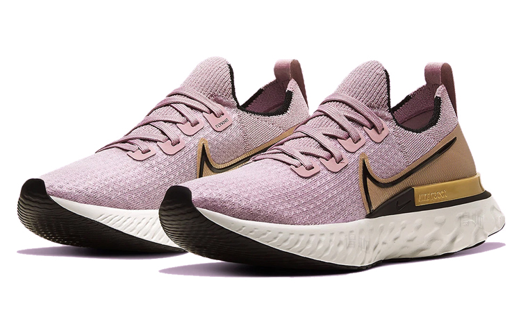 Женские кроссовки Nike React Infinity Run Flyknit 1 (фиолетовый) — фото 3