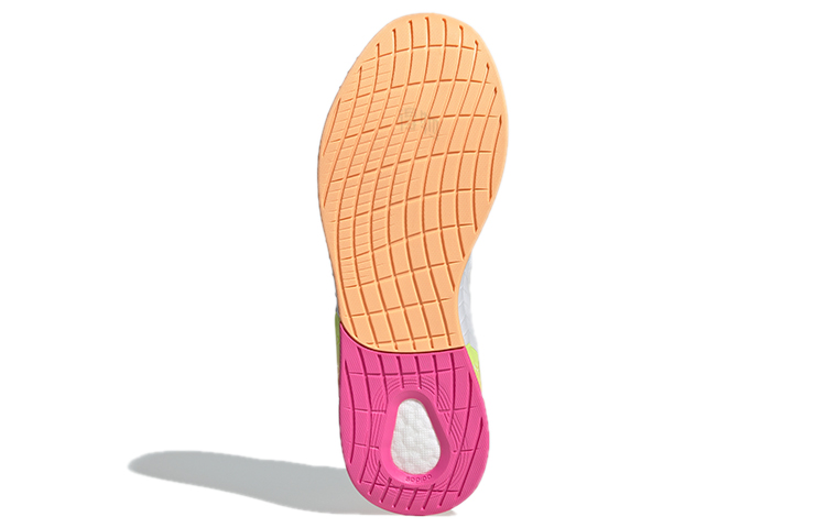 Женские кроссовки adidas neo Kaptir Super (бело-желтые) — фото 6