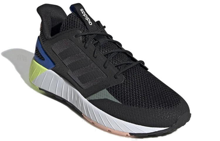 Мужские кроссовки adidas neo Questar trike Climacool (черно-желтые) — Чёрныйжёлтый — фото 3