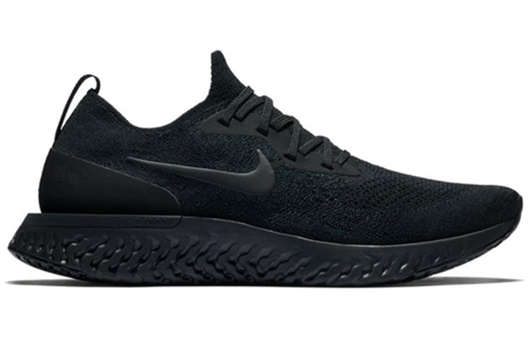 Мужские кроссовки Nike Epic React Flyknit 1 OG (черные) — Чёрный — фото 2