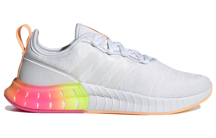 Женские кроссовки adidas neo Kaptir Super (бело-желтые) — фото 2