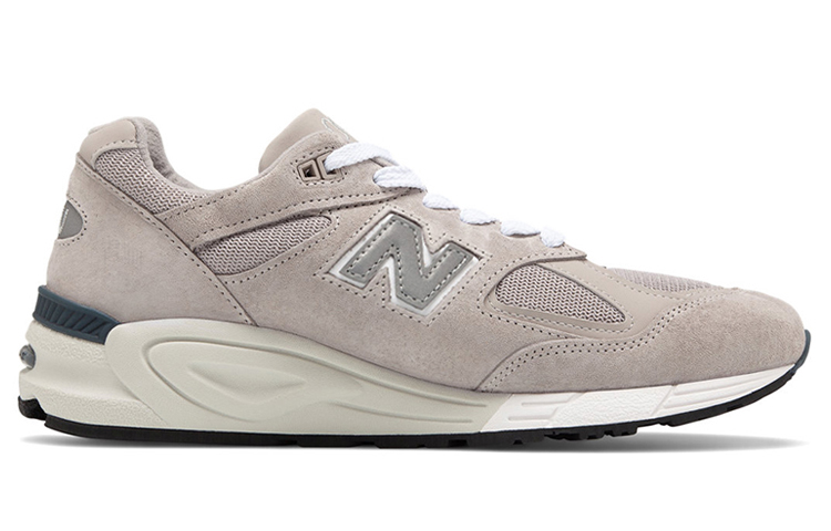Кроссовки New Balance 990v2 (светло-серые) — 浅灰/淡卡其 — фото 2