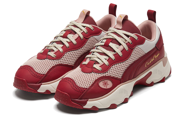 Женские кроссовки PUMA Pulsar Charlotte (бело-красные) — фото 3