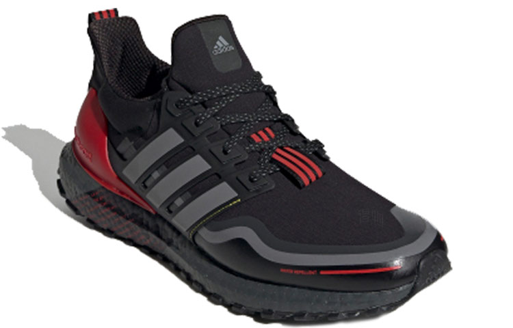 Мужские кроссовки adidas ULT (черно-красный) — Чёрный / красный — фото 2
