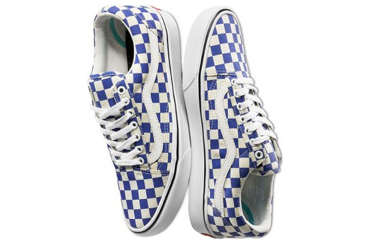Кеды Vans Old Skool Comfycush (сине-белые) — фото 3