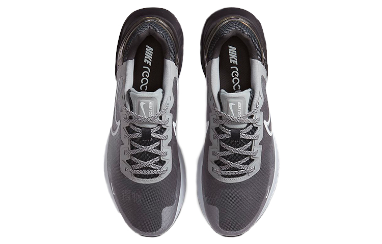 Мужские кроссовки Nike Legend React 3 PU (черный / серый) — Чёрныйсерый — фото 4
