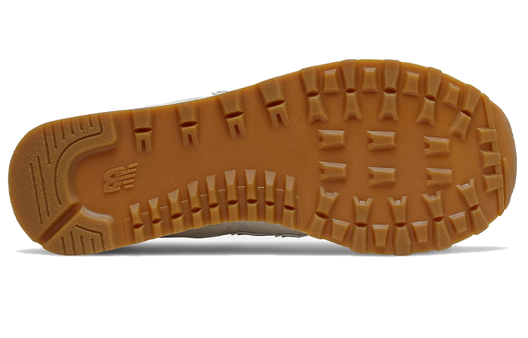 Женские кроссовки New Balance 574 (розово-белые) — 浅玫瑰粉/海盐白 — фото 4